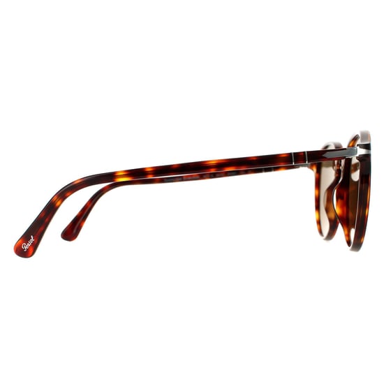 Gafas de sol polarizadas para hombre Persol Oval en marrón habana - Image 4