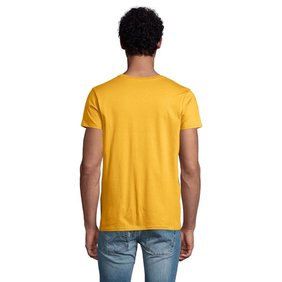 SOLS Mens Pioneer Organic Cotton T-Shirt (Gold) - Image 2