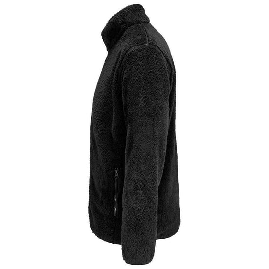 SOLS Unisex Adult Finch Fluffy Jacket (Black) - Image 2