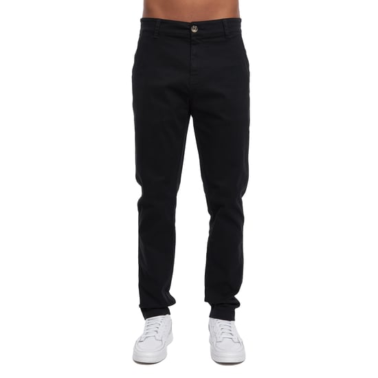 Crosshatch Mens Roysden Chinos (Black) - Image 1