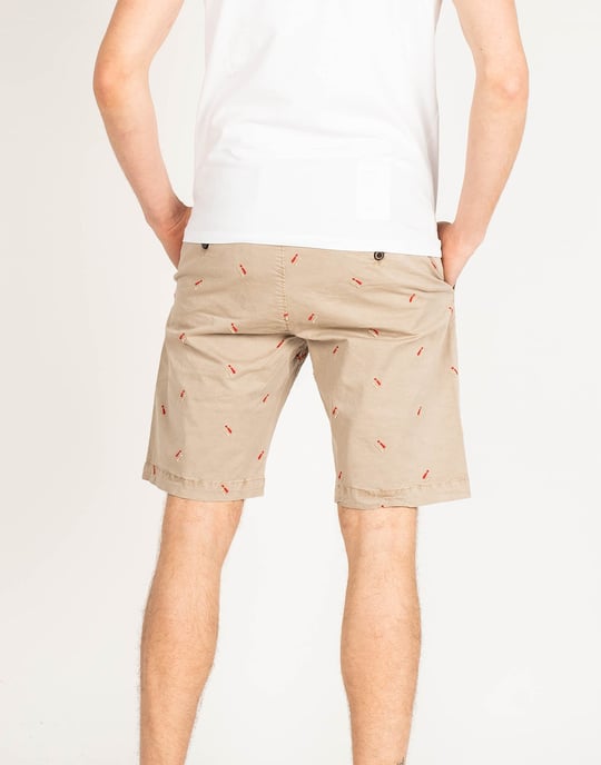Pepe Jeans Pantalón Corto Miles Short Icon Hombre Beige - Image 4