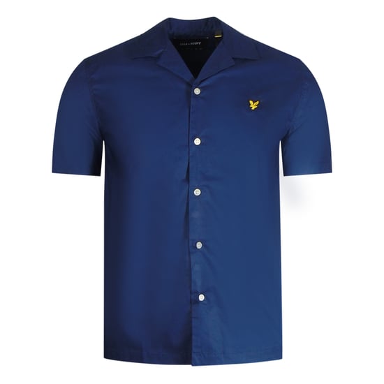 Camisa Resort de manga corta azul marino de Lyle & Scott - Image 1