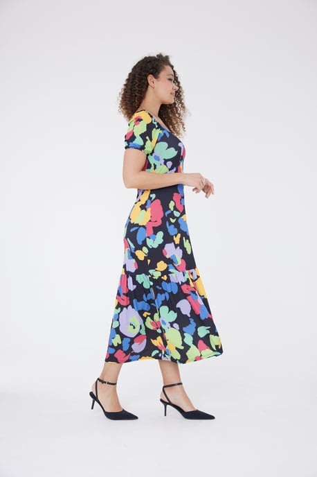 Fleur Multicoloured Maxi Dress