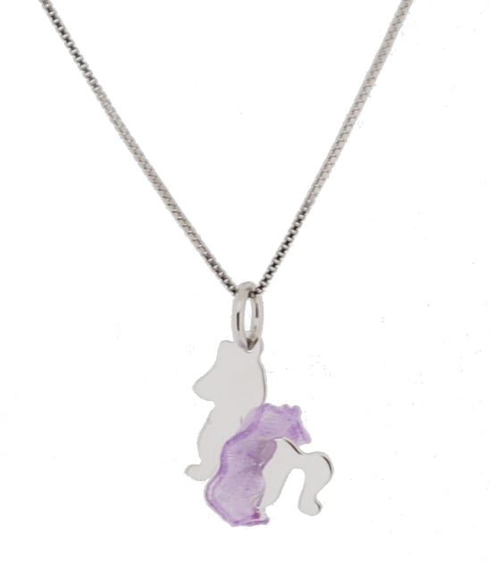 Orphelia 'Celinia' Child's 925 Sterling Silver Set: Chain-Pendant + Earrings - Silver SET-7134