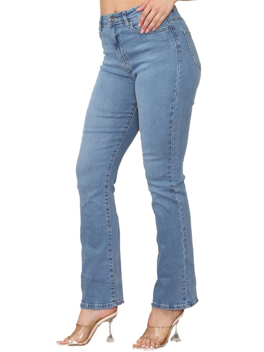 Enzo | Womens Bootcut Jeans - Azul claro - Image 1