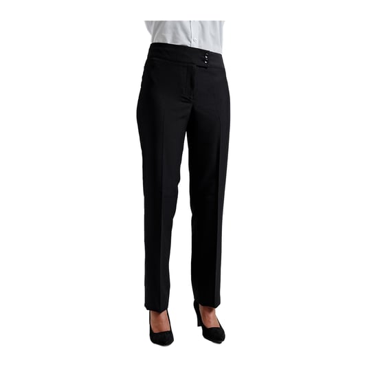 Premier Womens/Ladies Iris Straight Leg Trousers (Black) - Image 3