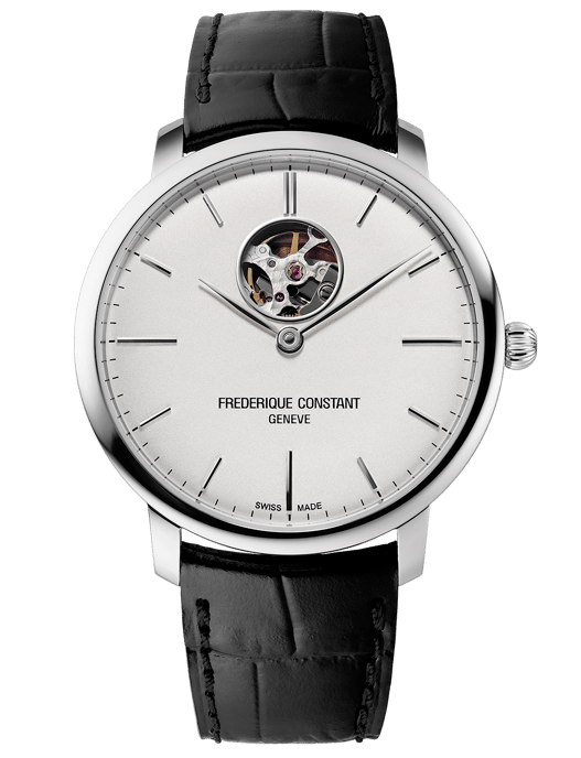 Frédérique Constant Slimline Heart Beat Men's Black Watch FC-312S4S6 - Image 1