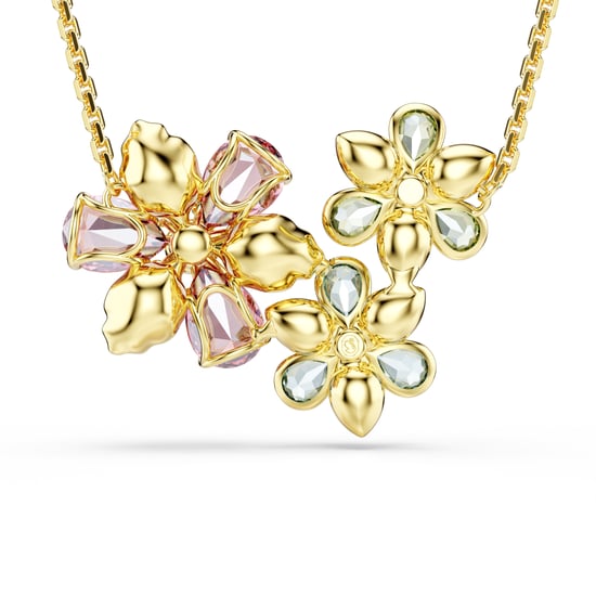 Swarovski 'Idyllia F Florere' Women's Gold Plated Metal Necklace - Gold 5721668 - Image 4