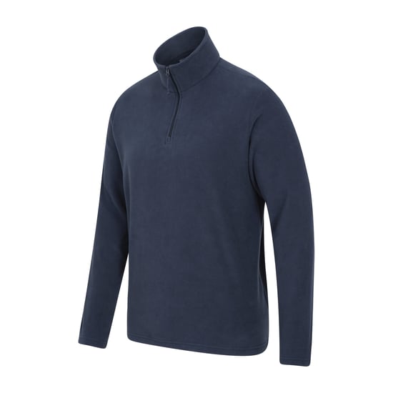 Mountain Warehouse Mens Camber II Half Zip Fleece Top (Navy) - Image 3