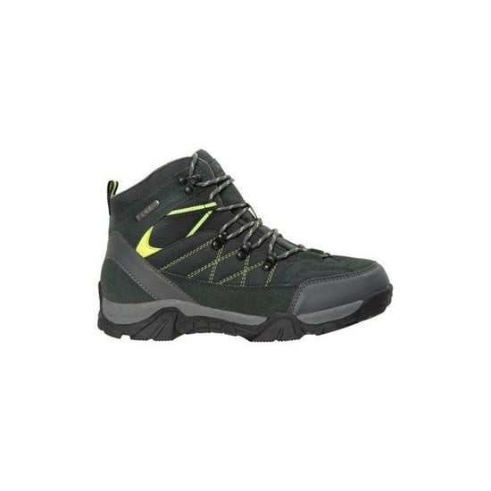 Mountain Warehouse Childrens/Kids Trail Suede Walking Boots (Lime) - Image 4