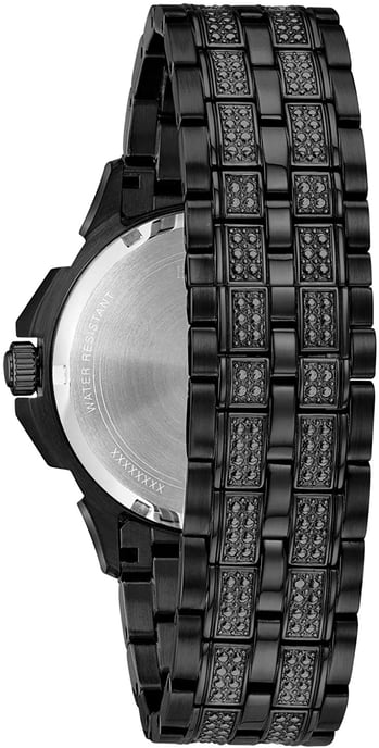 Bulova Crystal Octava Men's Black Watch 98C134 - Image 2