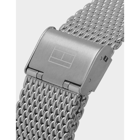 Accessories Tommy Hilfiger Miles Chronograph Mesh Bracelet Watch in navy silver - Image 6