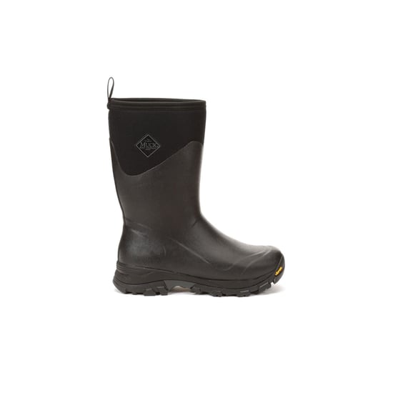 Muck Boots Arctic Ice Mid AGAT Rubber Black Wellington Boots - Image 5