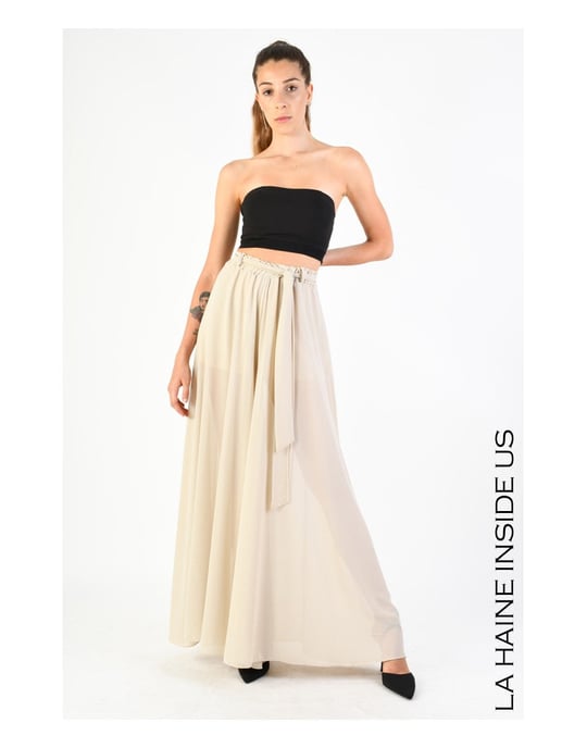 La Haine Inside Us Pantalones de mujer beige - Image 2