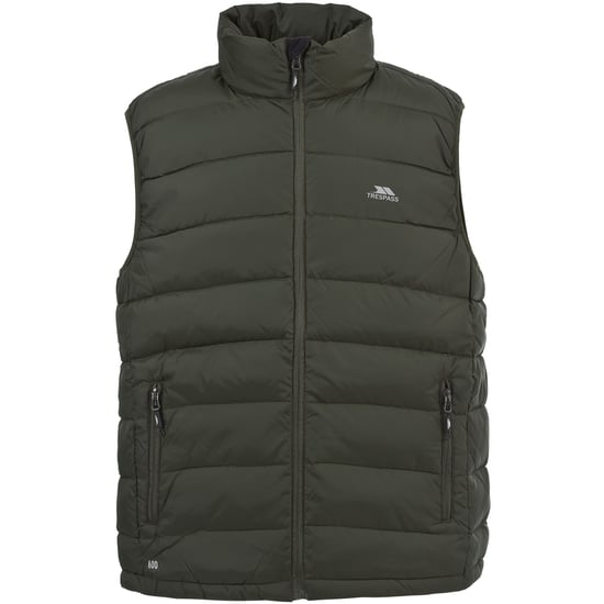 Trespass Mens Mallroy Down Bodywarmer/Gilet (Thyme) - Image 1