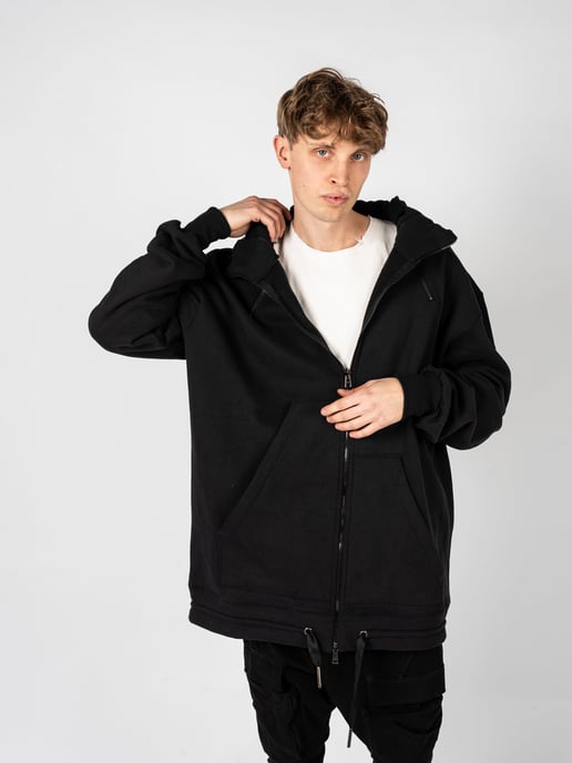 Sudadera La Haine Inside Us LM012 Hombre Negro - Image 2
