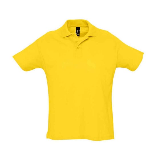 SOLS Mens Summer II Polo Shirt (Gold) - Image 1
