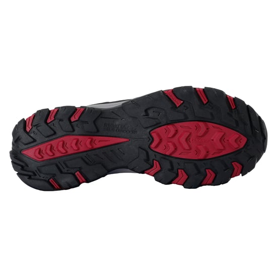 Regatta Womens/Ladies Holcombe III Low Walking Shoes (Black/Beaujolais)