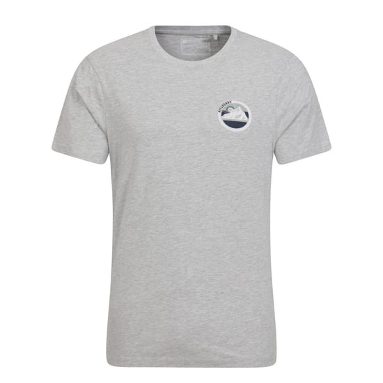 Mountain Warehouse Mens Pitolchry Mountain Cotton T-Shirt (Grey) - Image 1