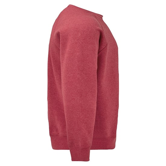 Fruit Of The Loom Mens Raglan Sleeve Belcoro® Sweatshirt (Heather Red) - Image 3