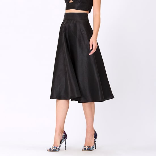 Flared Taffeta Skirt - Image 3