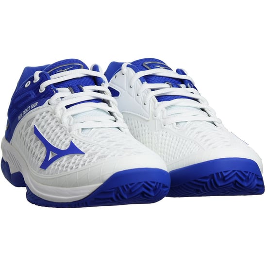Zapatillas Tenis Mizuno Wave Exceed Tour 4 CC Mujer Blancas - Image 1