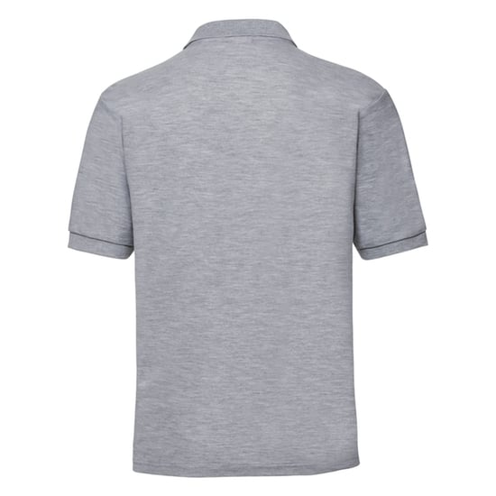 Russell Mens Classic Polycotton Polo Shirt (Light Oxford Heather) - Image 2