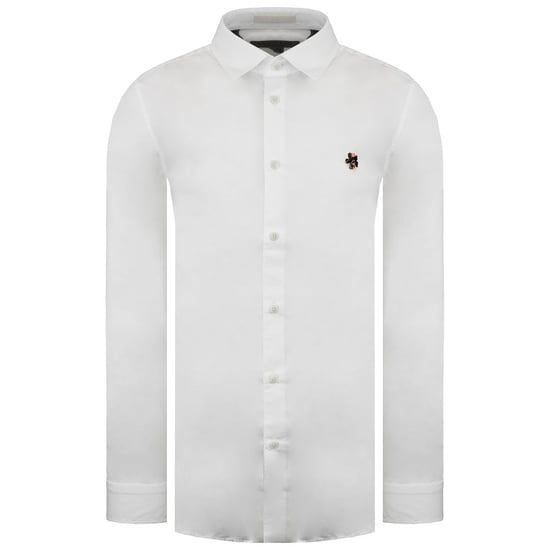 Camisa de popelín blanca para hombre Ted Baker Fonik - Image 1