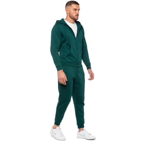 Enzo | Sudadera con capucha y cremallera para hombre - Verde - Image 6