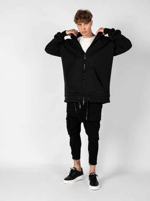 Sudadera La Haine Inside Us LM012 Hombre Negro - Image 6