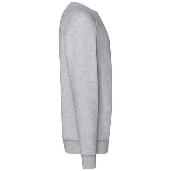 Fruit of the Loom Unisex Adult Lightweight Raglan Sweatshirt (Heather Grey) - Image 3