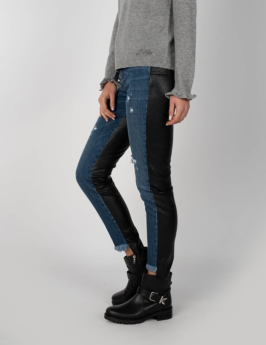 Liu-Jo Jeans Corte Recto Mujer Negro - Image 1