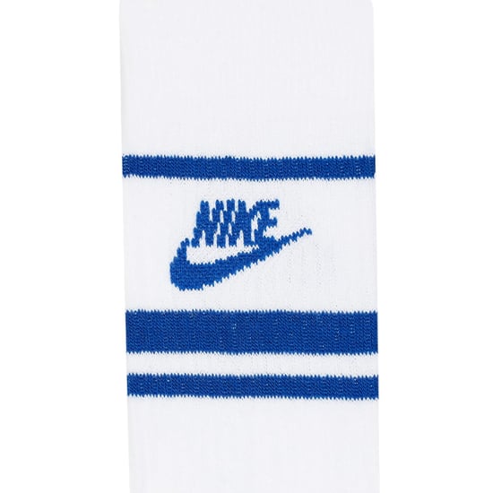 Nike DX5089 Unisex Dri-FIT Sportswear Everyday Essential Crew Socks (3 Pair) White