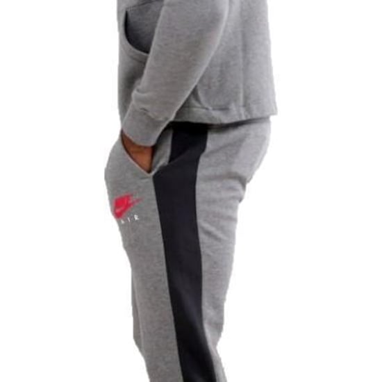 Conjunto completo de chándal de forro polar para hombre Nike Air gris - Image 4