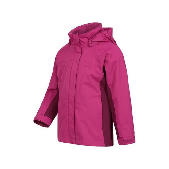 Mountain Warehouse Childrens/Kids Shelly II Waterproof Jacket (Berry) - Image 3