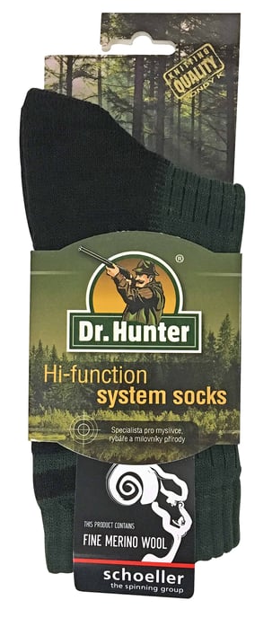 Mens Reinforced Heel and Toe Merino Wool Hiking Socks for Boots - Image 2