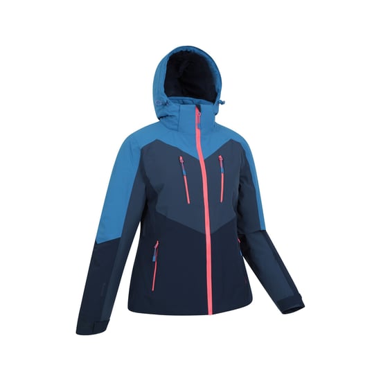 Mountain Warehouse Womens/Ladies Valais Waterproof Waterproof Ski Jacket (Navy) - Image 3