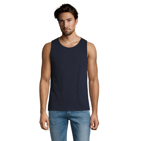 SOLS Mens Justin Tank Top (French Navy) - Image 1
