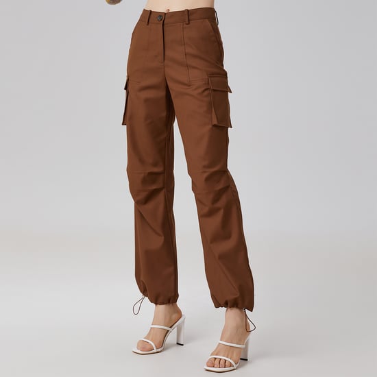 Drawstring ankle cargo pants - Image 4