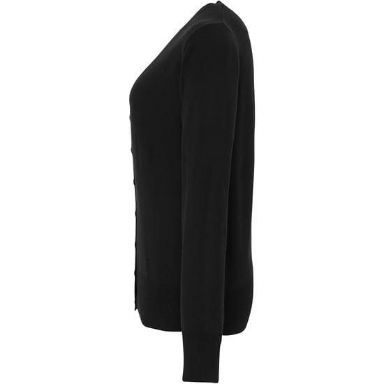 Premier Womens/Ladies Essential Acrylic Cardigan (Black) - Image 3