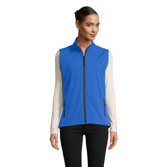 SOLS Womens/Ladies Race Softshell Body Warmer (Royal Blue) - Image 1
