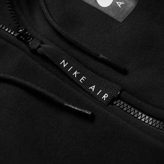 Sudadera Con Capucha Nike Air Fleece para Hombre en Negro - Image 4