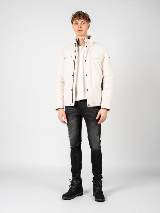 Chaqueta Geox Spherica Short Hombre Off-White - Image 5