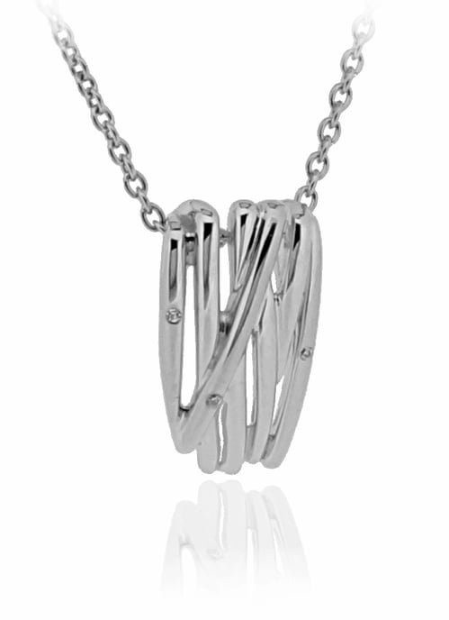 Orphelia Women's 925 Sterling Silver Chain with Pendant - Silver ZH-6038 - Image 1