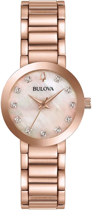 Bulova Futuro Women's Rose Gold Watch 97P132 - Image 1