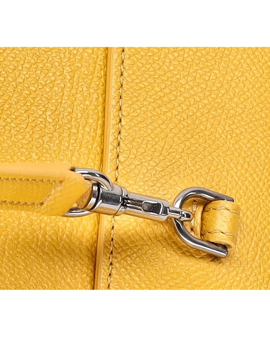 Celine Mini Belt Bag in Yellow Calfskin Leather - Image 5