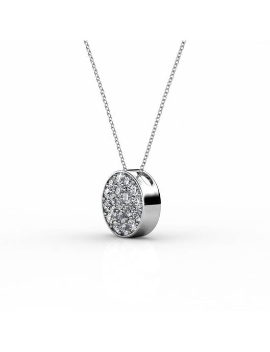 Colgantes Redondos - Plata y Cristal - Image 3