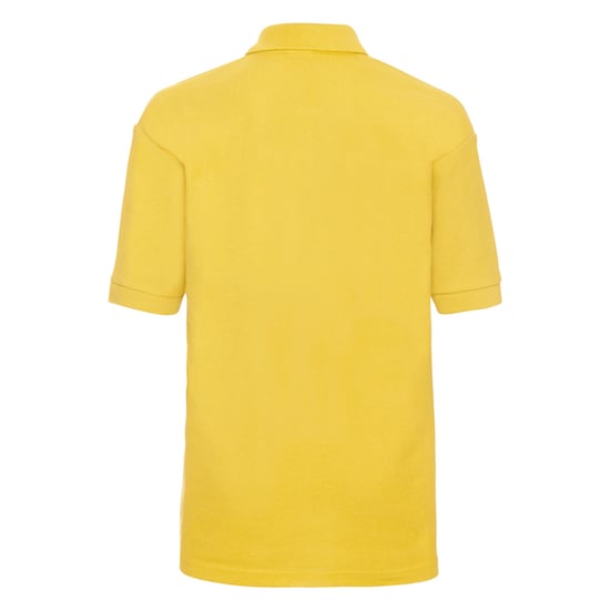 Russell Childrens/Kids Classic Polycotton Polo Shirt (Yellow) - Image 2