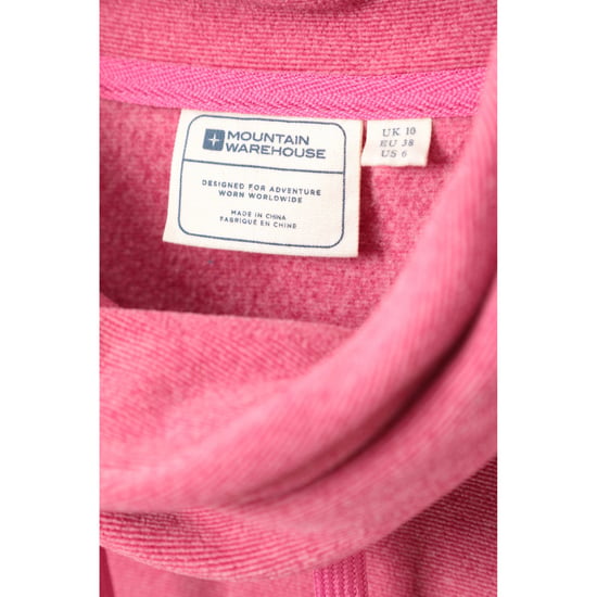 Mountain Warehouse Womens/Ladies Hebridean Cowl Neck Fleece Top (Dark Pink) - Image 3