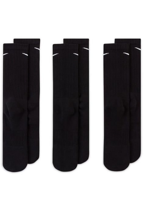 Calcetines de entrenamiento Nike Everyday Cushion Crew 3 pares en negro - Image 3